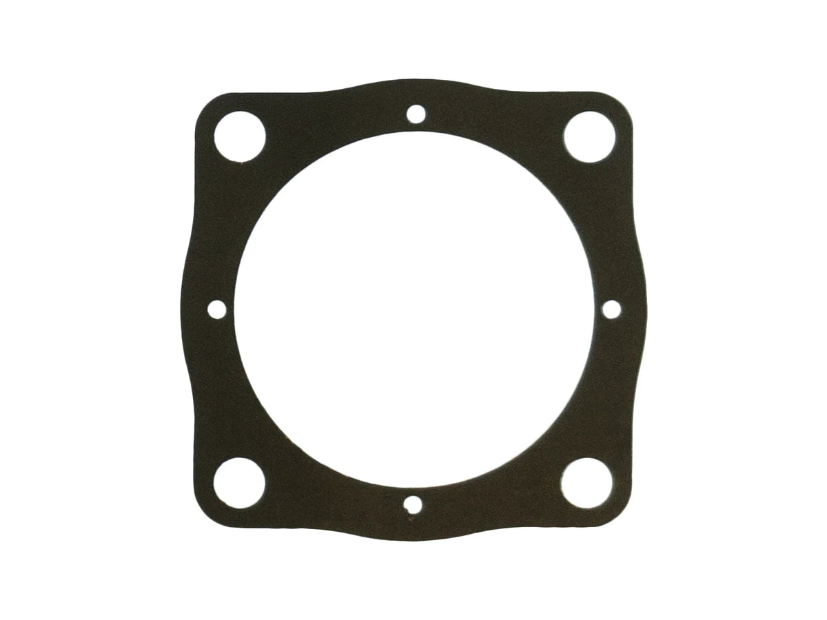 GoWesty Oil Pump Cover Gasket for Volkswagen Vanagon, black gasket ring on white background