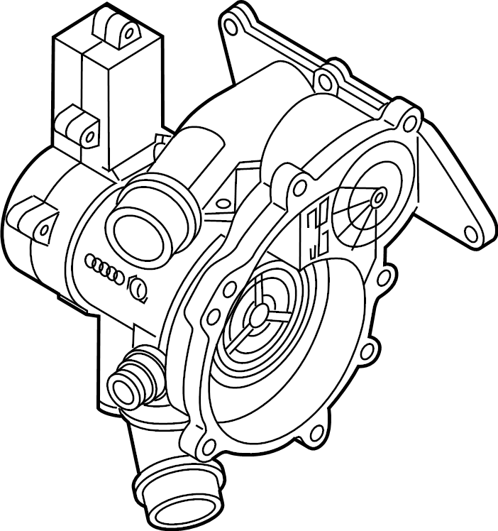2.0L 06L121111P OEM VW EA888 Gen 3 Gen 4 Audi VW Porsche Engine Water Pump Housing 2022-2027