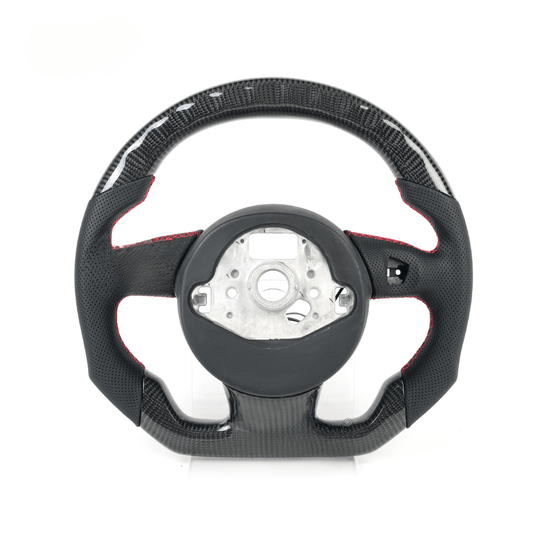 Carbon Fiber LED Steering Wheel for Audi A3 A4 A5 S3 S4 S5 RS4 RS5 RS6 RS7 RSQ3 SQ5 2012-2016 - AudiGear.com - Steering