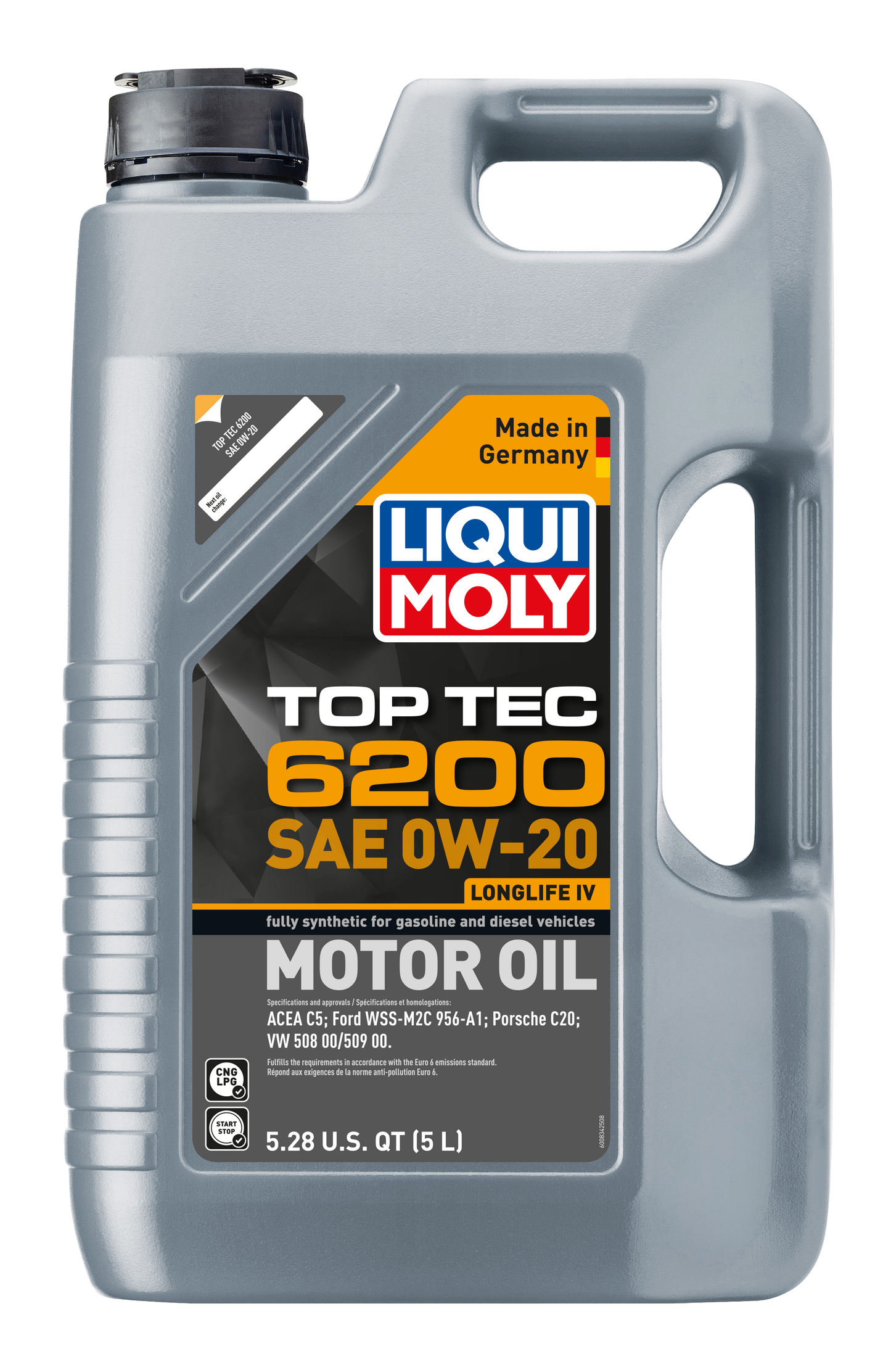 LIQUI MOLY 0W-20 5L 20238 TOP TEC 6200
