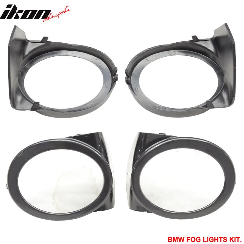 K2 Industries BMW E46 M3 front bumper with fog light cover and fog lamp, designed for 1999-2006 2-door BMW E46 M3 coupe.