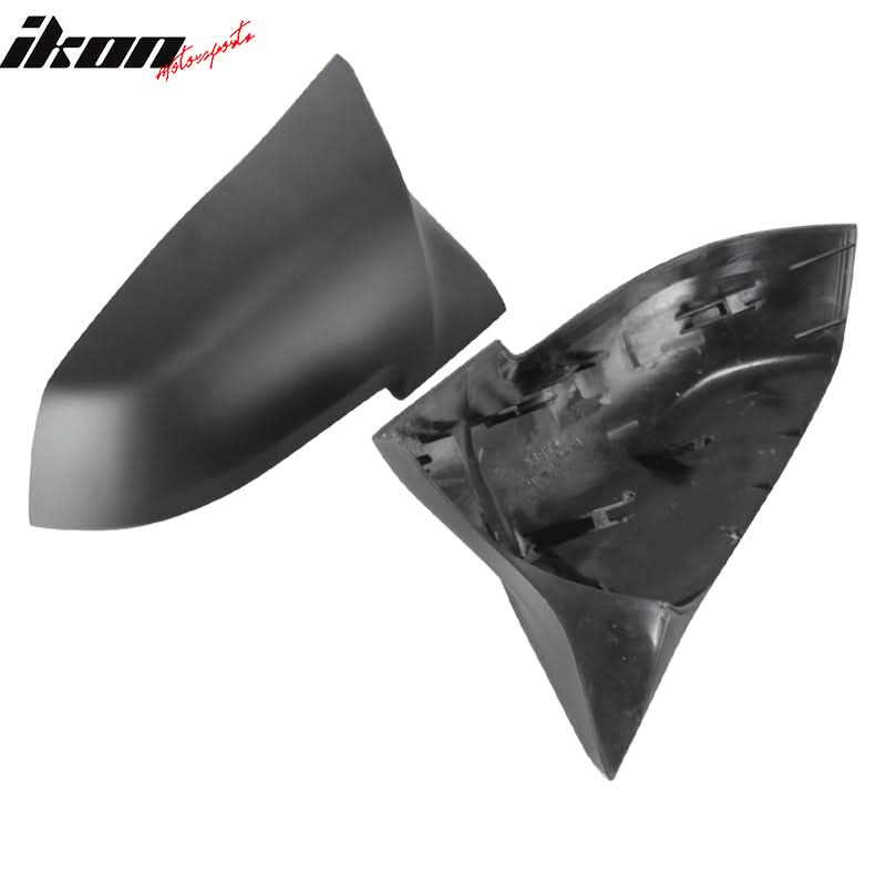 BMW F31 2013-2018 OE M Sports matte black door mirror cover by K2 Industries, showing a sleek, finished exterior mirror detail.