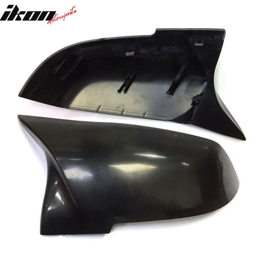 BMW F34 M Sports upgrade door mirror cover in matte black by K2 Industries, fits 2013-2018 models, sleek car accessory.