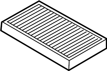 C38 003 MANN AIR FILTER OE# 3Q0129620A 2017-2025 2.5L RS3