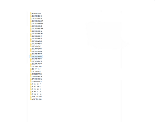 Genuine OEM VW Audi Complete Cylinder Head Repair Gasket kit for EA837 CRE 3.0L V6