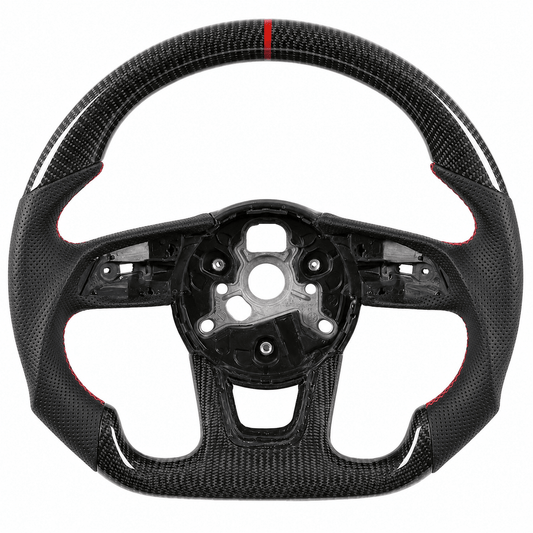 Carbon Fiber Steering Wheel for Audi RS3 RS4 RS5 RS6 RS7 S3 S4 S5 - AudiGear.com - Steering