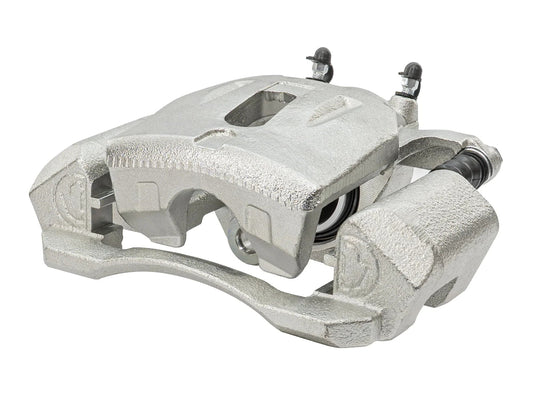 GoWesty Bigger Brakes for front of late Bus and early Vanagon, detailed view of upgraded brake components.