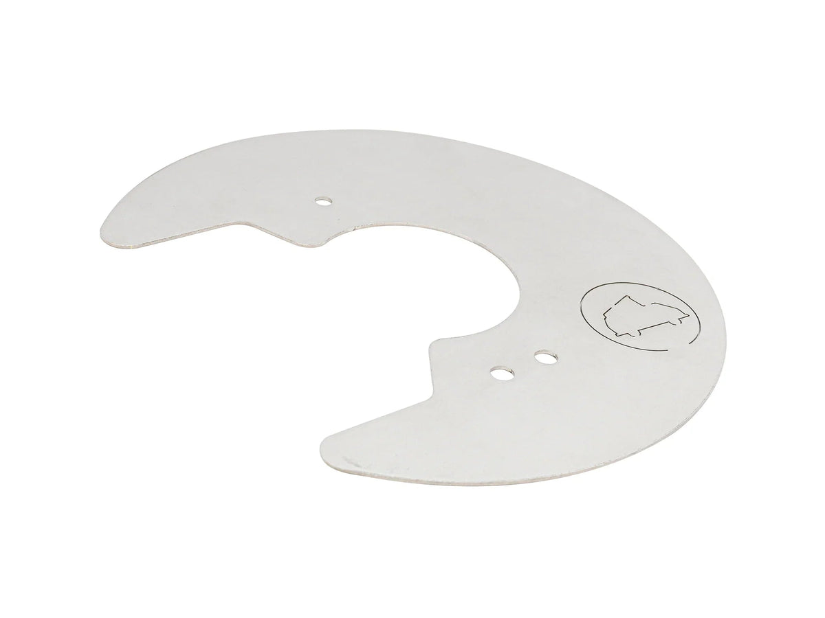 GoWesty rear disc brake dust shields for Bus and Vanagon suspension, pair of protective metal plates