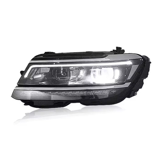 Vekto LED headlight assembly for Volkswagen Tiguan 2017-2021, plug-and-play headlight replacement showing front view.