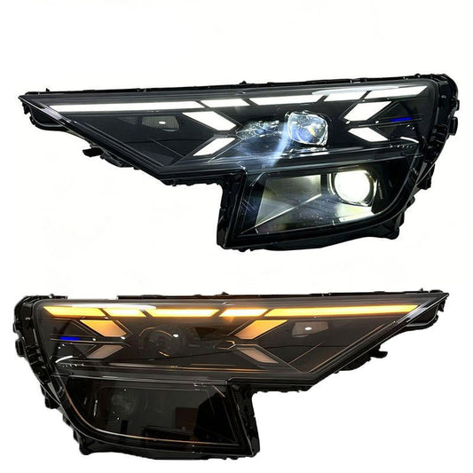 Vekto LED headlights for Audi Q8 2019-2023, plug-and-play headlight assembly with modern design and bright illumination.