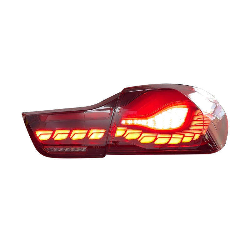 Vekto BMW 4 Series F32/F33/F36 and M4 F82 GTS style LED taillights assembly, 2014-2020, showing sleek automotive lighting design.