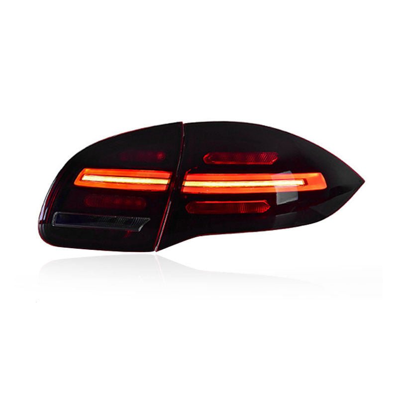 Vekto LED tail lights for Porsche Cayenne 958.1 (2011-2014), 958.2 style upgrade, showing sleek taillight design on vehicle