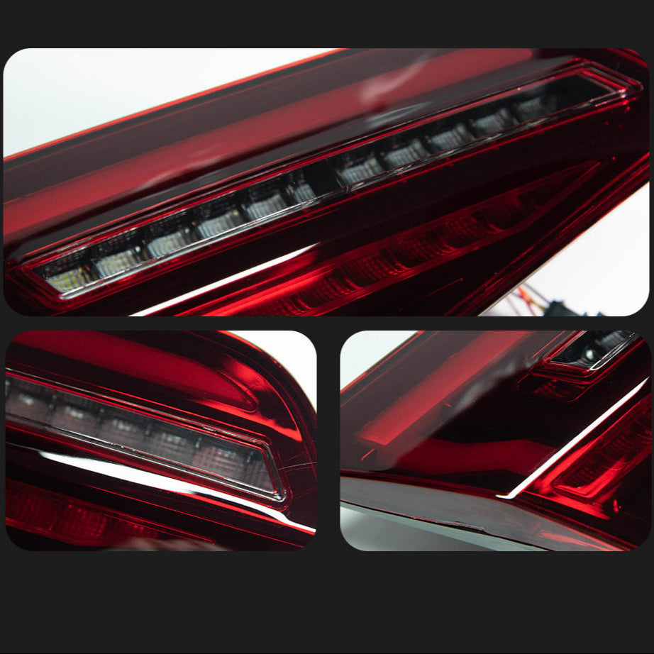 Upgrade Dynamic Animation LED Taillights fit Audi A3 2013-2019 Hatchback Signal Rear Stop Brake Reverse