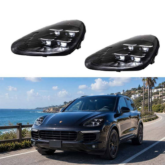2024 PDLS Matrix Style LED Headlights for Porsche Cayenne 958.2 2015-2017 - AudiGear.com - Headlights