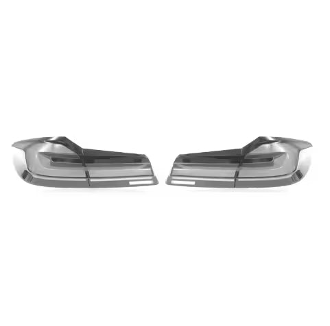Vekto LED taillights for BMW 5 Series G30 G38 F90 2018-2023, showcasing sleek red and clear lens tail lights.