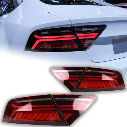RS7 Style LED Taillamp Dynamic Signal Taillight with Animation fits Audi A7 S7 2011-2018 - AudiGear.com - Lighting
