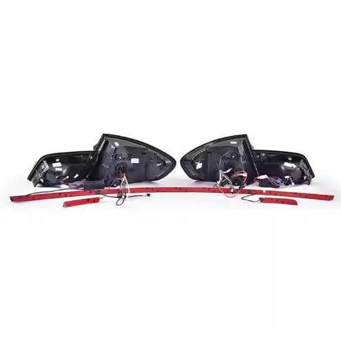Vekto LED taillights for BMW 5 Series F10/F18 and M5 2011-2017, showing sleek red and clear lens design for rear lighting.