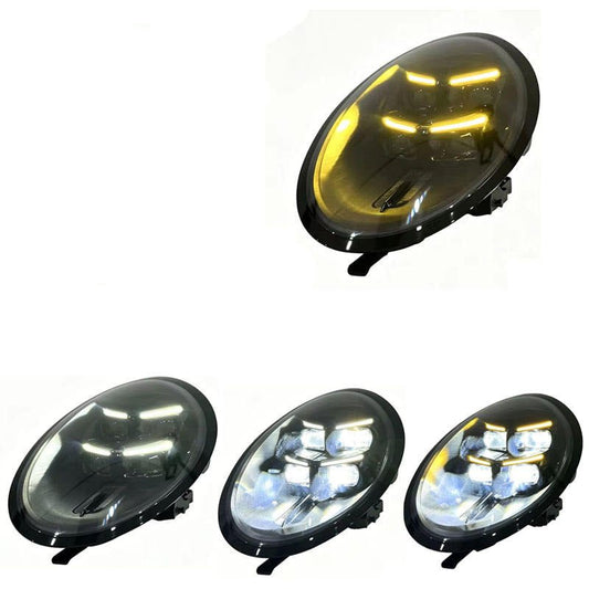 2025 Matrix-Style Dual-Color LED Headlights for Porsche 911 (991) 2013–2018 - AudiGear.com - Headlights
