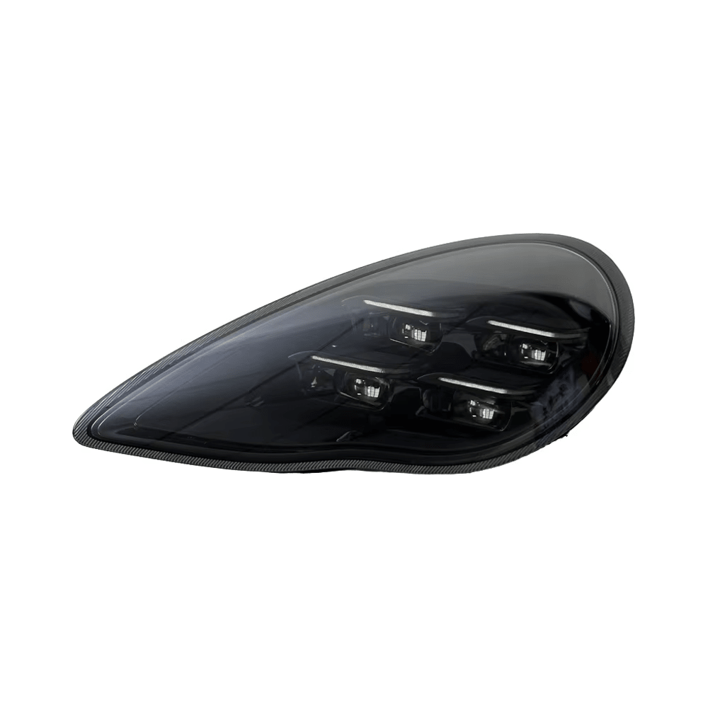 Vekto dual-color LED headlights for Porsche Panamera 970.1 2010-2013, featuring bright illumination and modern design.