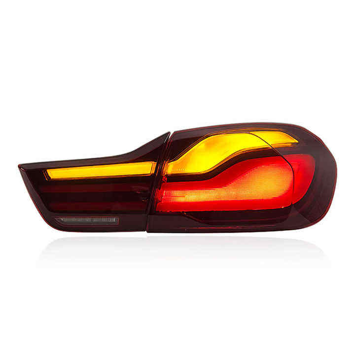 Vekto LED taillights for BMW 4 Series F32/F33/F36 and M4 F82/F83 2012-2018, showing sleek red and clear car tail light design.