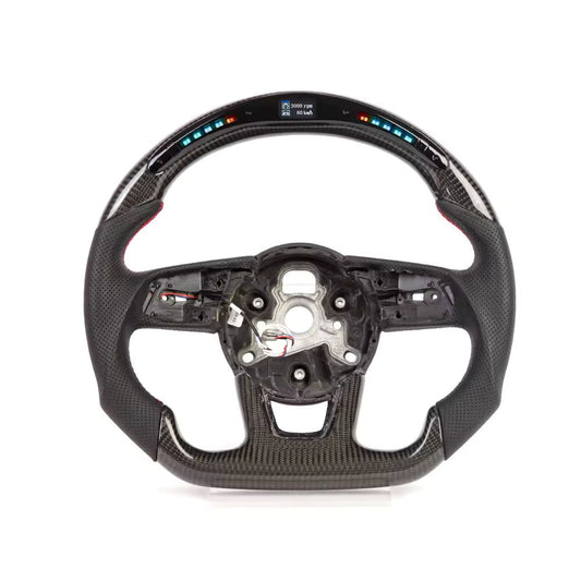 LED Carbon Fiber Steering Wheel for Audi A3 A4 A5 S3 S4 S5 - AudiGear.com - Steering