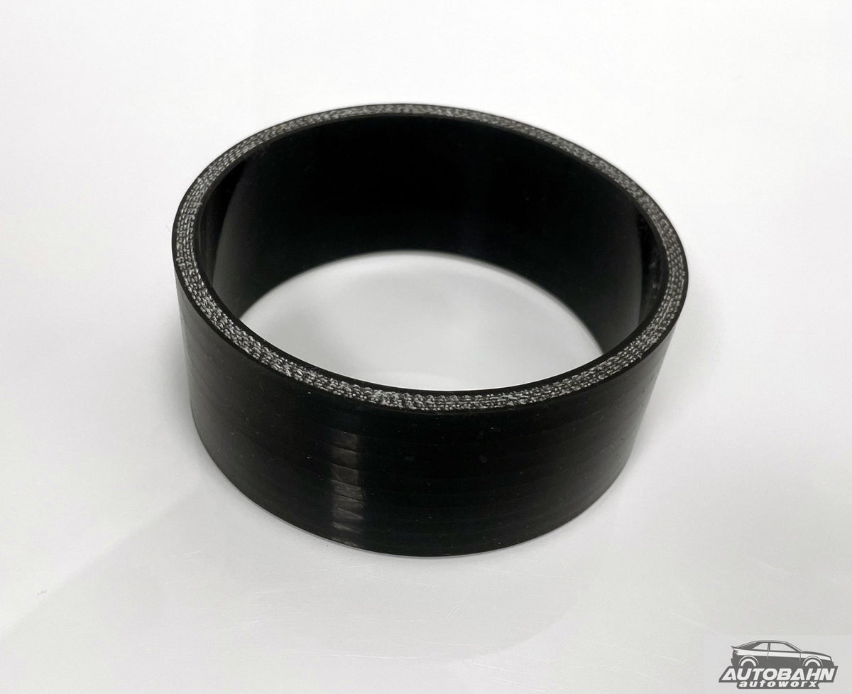 Autobahn Autoworx Porsche Carrera 911 3.2 intake coupler hose kit, close-up of flexible rubber hose with clamps.