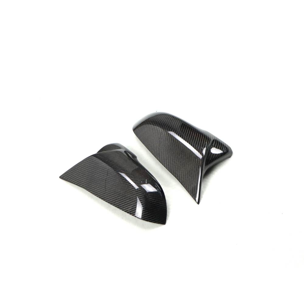 Carbon fiber M style mirror caps for Supra A90/A91, BMW F40, F44, X1 F48, X2 F39, Z4 G29 by Palenon Performance.