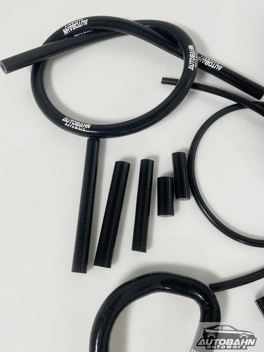 Autobahn Autoworx Audi A4 B8 TSI 2.0T vacuum and evap hose kit with multiple hoses for engine maintenance.