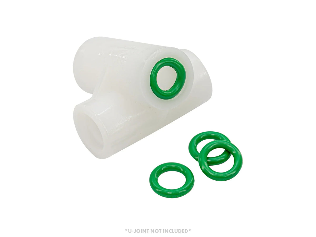 Set of four GoWesty O-Rings for Vanagon shift lever U-joint, used to secure shift rod connections.