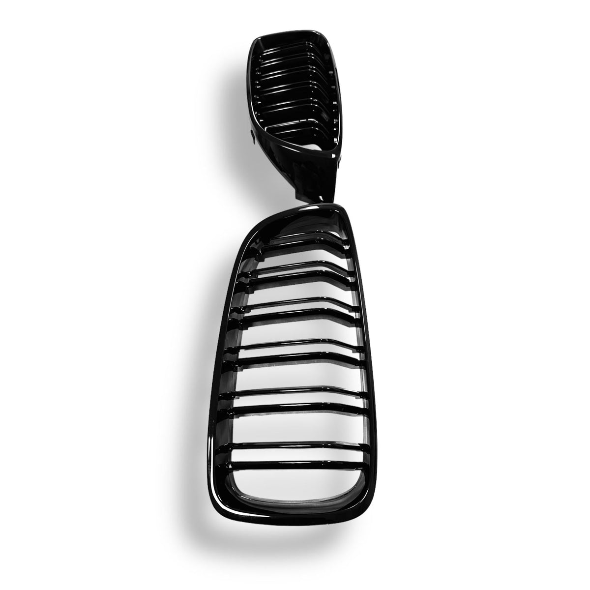 BMW F8X M3/M4 and F3X 428i, 430i, 435i, 440i ABS front grille by Palenon Performance, showing the sleek, black grille design.