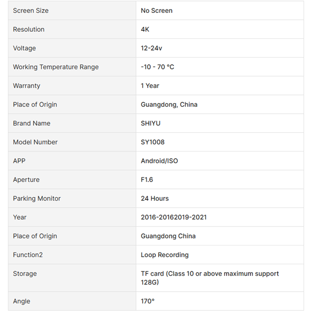 Bayern Automotive OEM - Fit Hidden 4K Dash Camera with Plug & Play Harness