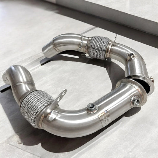 Palenon Performance 730HP upgrade for BMW S63tu F10 M5, F13 M6, F06 M6 with upgraded downpipe and high-performance components