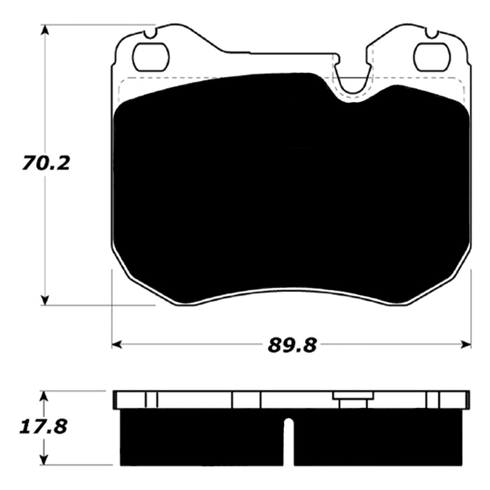NEW! PMB-C Ceramic Front Pads for Porsche 924 S, Turbo (77-84)