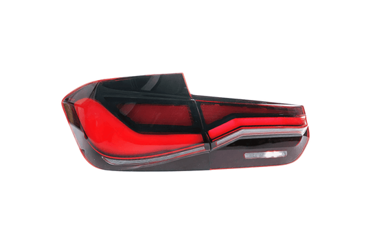 BMW 3 Series F30 F35 F80 LED tail lights by K2 Industries, featuring modern Next Gen style for models 2012-2019.