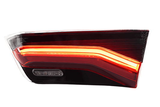 BMW 3 Series G20/G28 M8 Style inner tail light mod by K2 Industries, showing sleek LED tail light design for 2019-2024 models