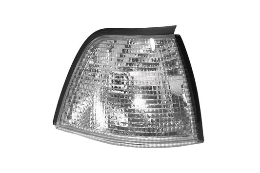 BMW E36 sedan and compact clear corner lights by K2 Industries, showing the bright, transparent lens design for 1992-1999 models.