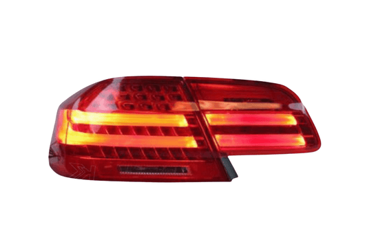 BMW E92 Coupe Euro LCI look LED tail lights with wiring, 4-piece set, for 2007-2010 models, by K2 Industries
