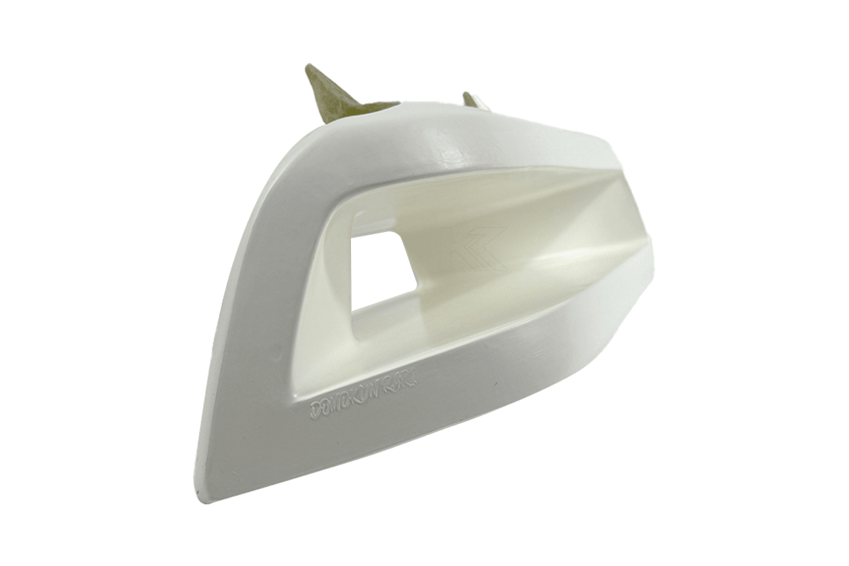 BMW 3 Series E36 headlight duct by K2 Industries, showing the aerodynamic design for the 1990-1999 model with detailed lens and vents.