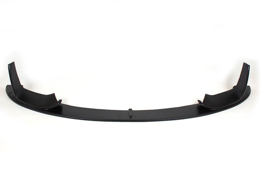 Carbon fiber front bumper lip for BMW F32, F33, F36 4 Series and F82, F83 M4 from K2 Industries, shown on vehicle.