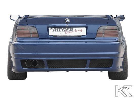 K2 Industries vented rear side skirt for BMW E36 with E46 look, stylish automotive body kit component.