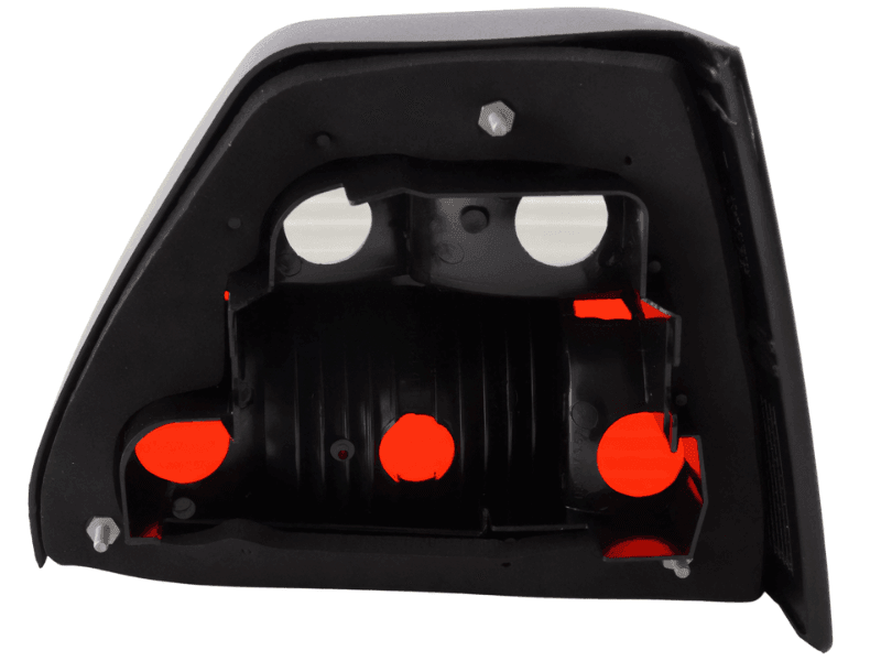 Red and smoke crystal design tail lights for VW Golf 2 (1984-1991) by K2 Industries, showcasing the stylish rear lighting.