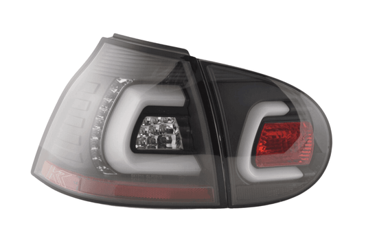 VW Golf 5 Mk5 Black LED Tail Lights (2003-2008) - AudiGear.com - Tail Lights