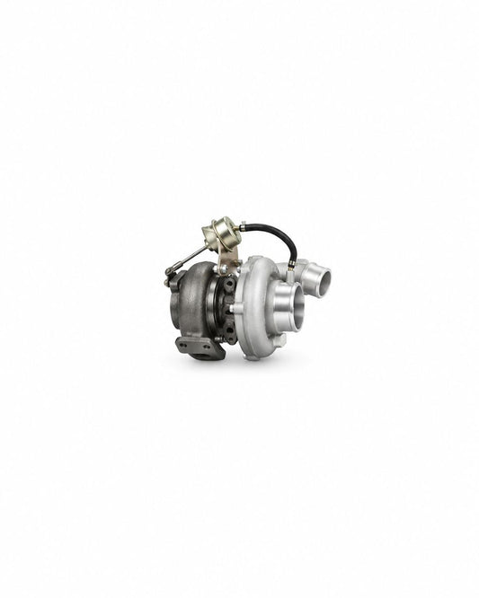 DAS MOTOR HAUS turbocharger centered on a white background with generous space around the product