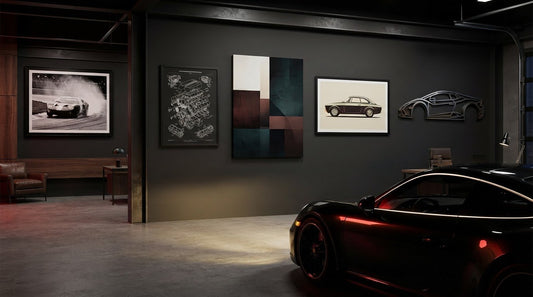 Automotive Wall Art: Styles, Formats, and Display Guide