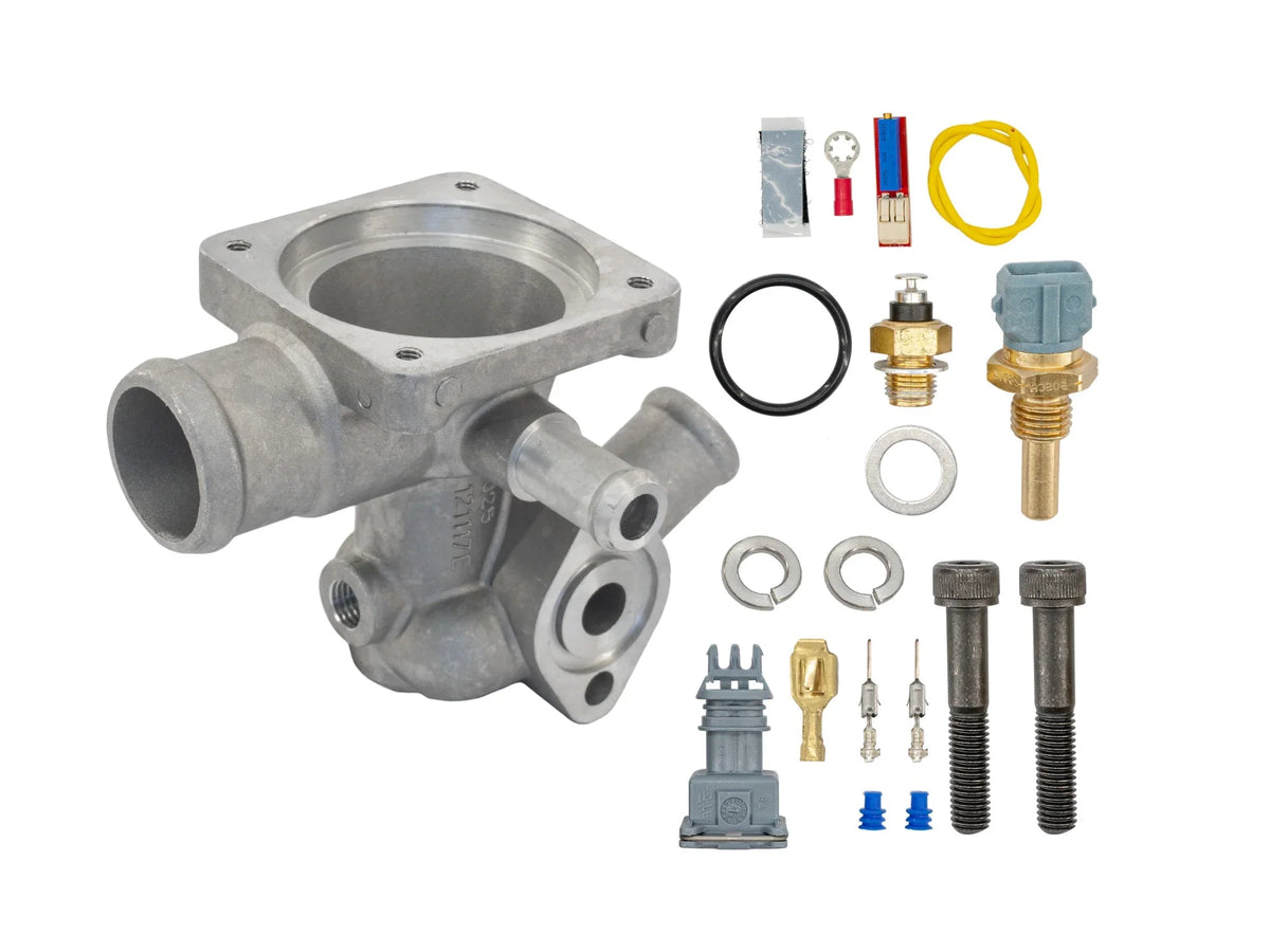 Lower Thermostat Housing - Aluminum [2WD & Syncro]