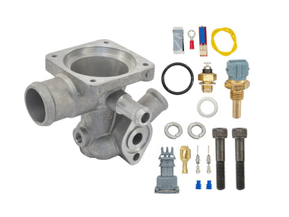 Lower Thermostat Housing - Aluminum [2WD & Syncro]