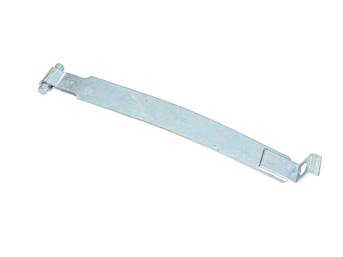 GoWesty exhaust muffler bracket strap for 2WD and Syncro models, showing the sturdy metal strap with mounting points.