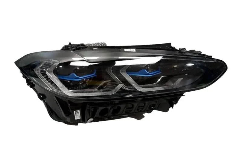 BMW 3/4 Series G80 M3 G82 M4 modern LED headlights by K2 Industries, showcasing sleek design and bright illumination.