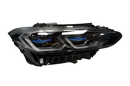 BMW 3/4 Series G80 M3 G82 M4 modern LED headlights by K2 Industries, showcasing sleek design and bright illumination.