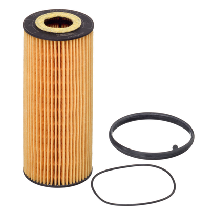 Audi VW Porsche engine oil filter 06E115562C E864H D184 by Hengst, compatible with various vehicle models